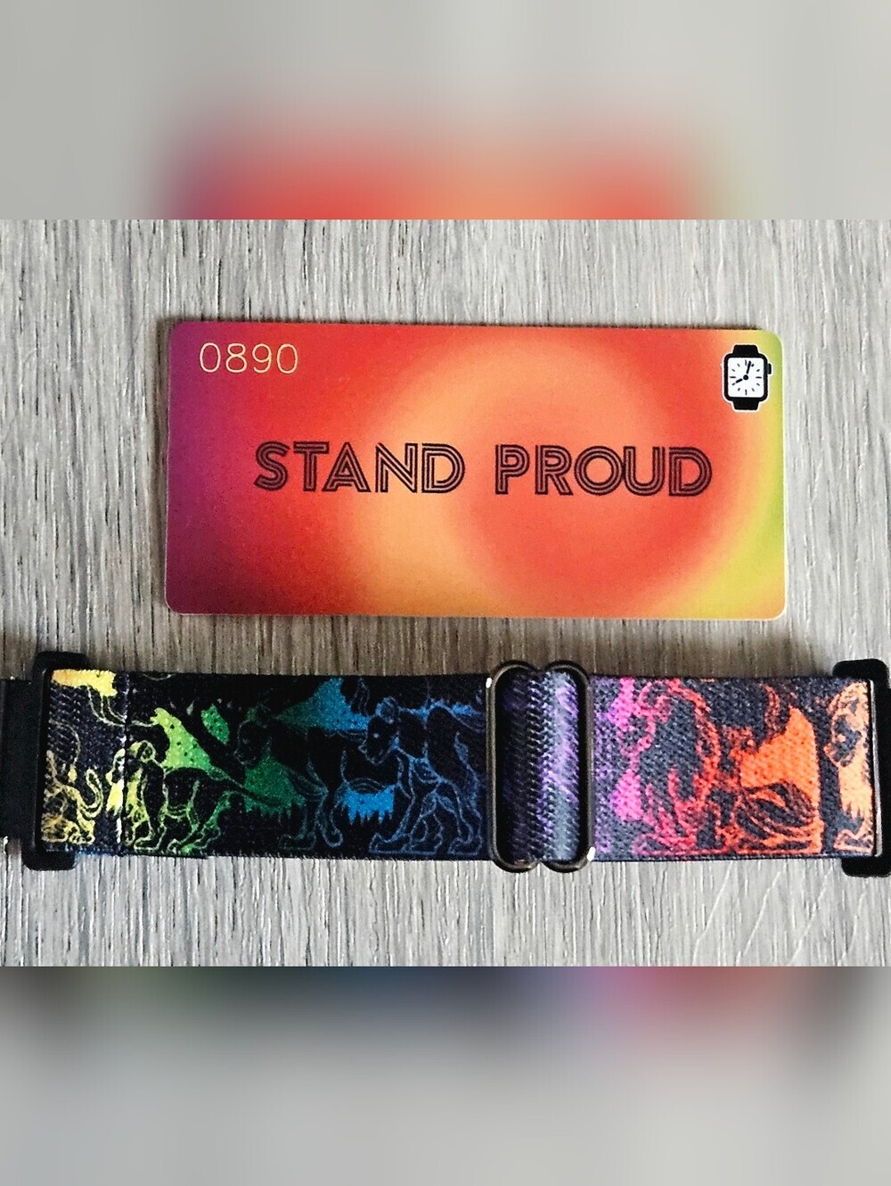ZOX "STAND PROUD" #890 ANDROID SAMSUNG GALAXY 20mm SOLDOUT COLLECTIBLE WATCHBAND